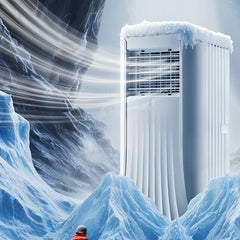 Smart Portable Air Conditioner & Dehumidifier | Self-Evaporating & Whisper-Quiet