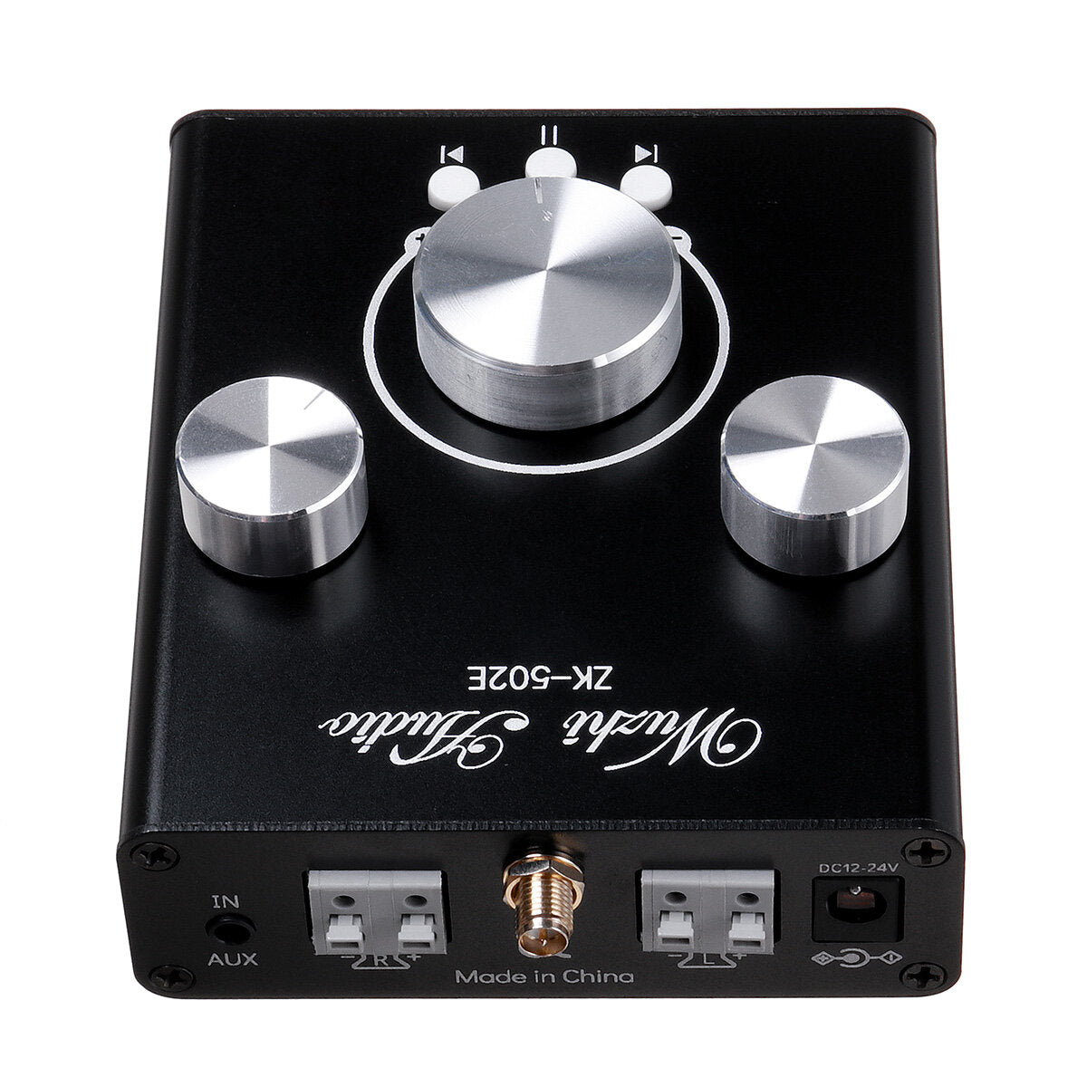 50W*2 High and Bass Adjustment Preamp Audio Power Amplifier Module Subwoofer Bluetooth 5.0 Dual-channel Stereo with Aluminum Shell