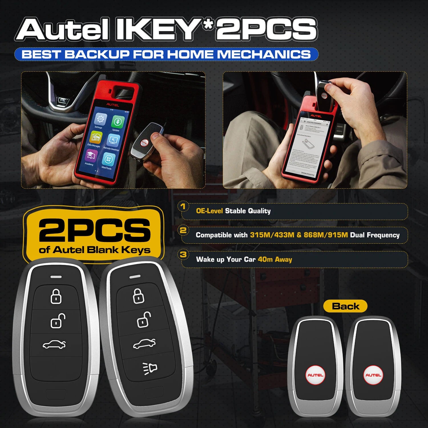 Key Fob Programmer Immobilizer Tool Key Creation IMMO Learning Chip Read Cloning Frequency