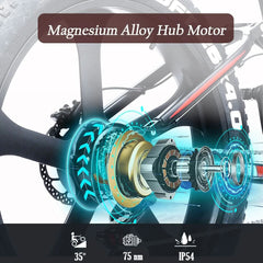 Electric Bike 48V 13.6AH 1000W Electric Bicycle 26 Inch 70-90KM Mileage Range Max Load 150KG