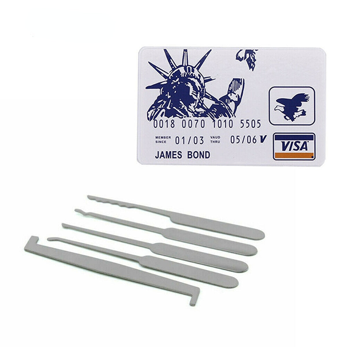 Padlock Pick Set For Locksmith Training 38/24/17/15/11/5pcs Lock Pick Practice Tools Hooks Set