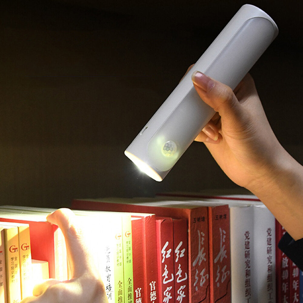 2 in 1 LED Night Light Flashlight Wireless Closet Carbinet Light Motion Sensor Automatic Opening Dimmable