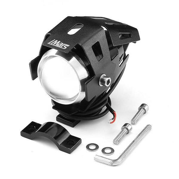 12V-80V Motorcycle LED Headlights Hi/Low Beam Strobe Spot Light White