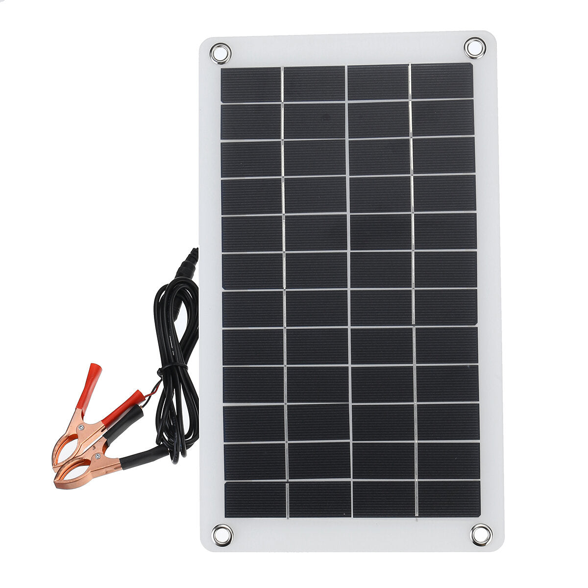 12V 7.5W Polysilicon Solar Panel Battery Charger Clip For Car RV Boat Outdoor