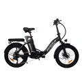18.2Ah 48V 500W Recommended Top Speed 25KM/H Electric Bicycle Max Speed 32Km/h 20*3.0 Fat Tire 70-80km Mileage Range Max Load 120kg