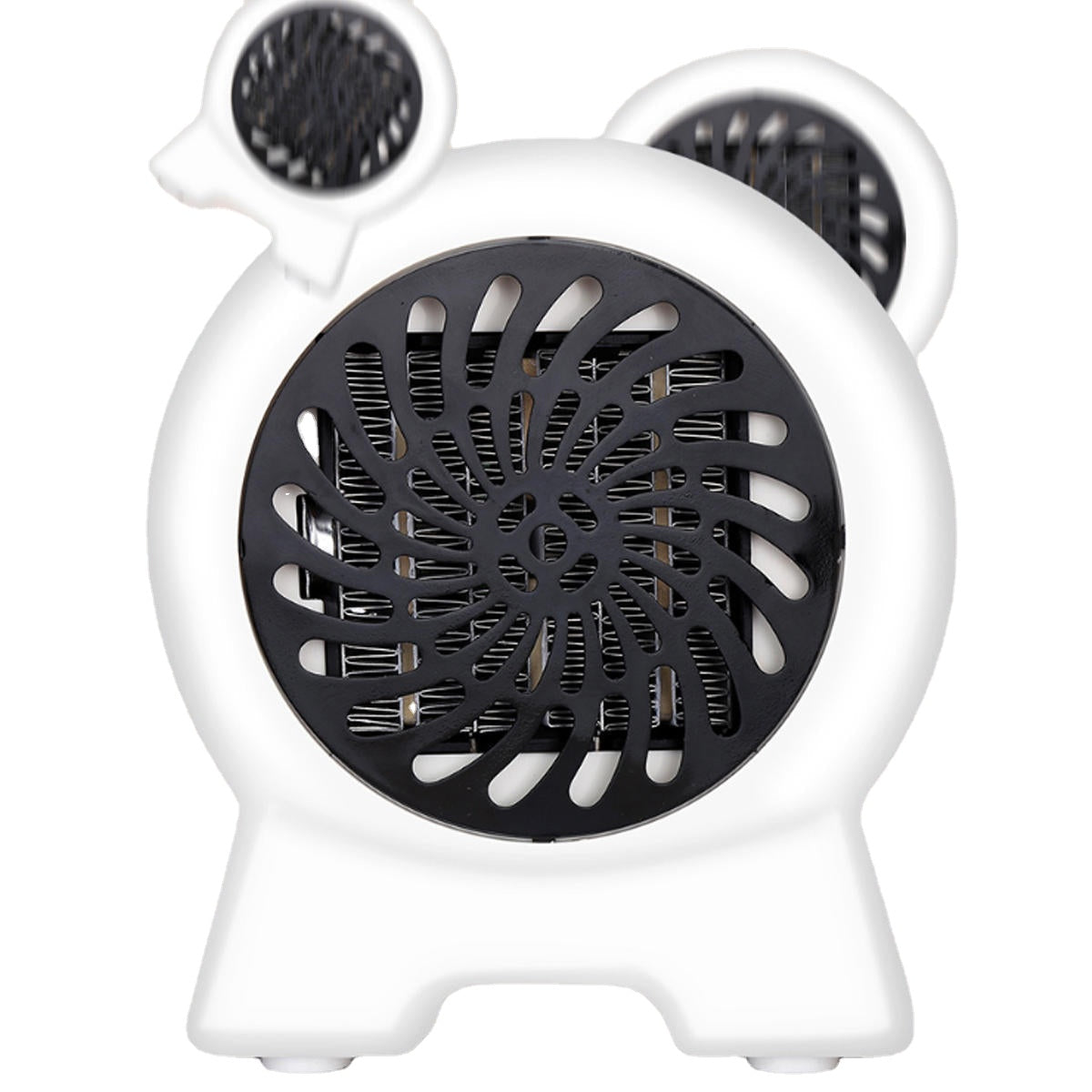 500W Portable Mini Electric Space Heater Wall-Outlet Fan Warmer