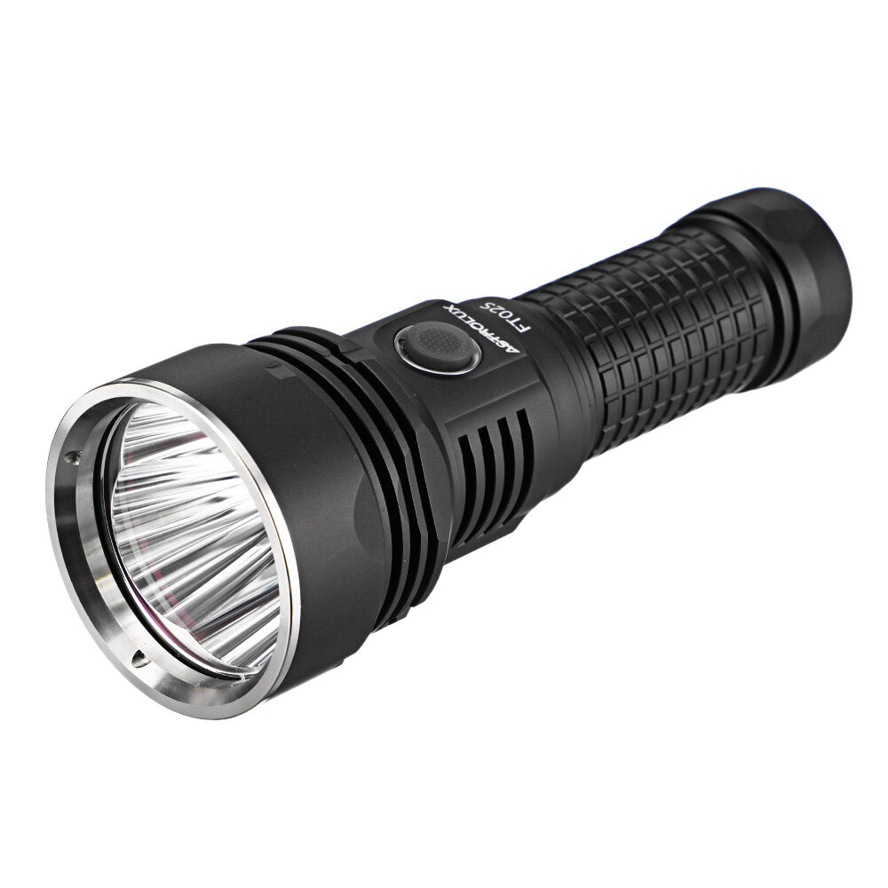 11000LM 546m Ultrabright Anduril UI Strong Flashlight Powerful LED Torch with 1Pcs E2145 4500mAh 28A 3.7V 21700 Li-ion Battery