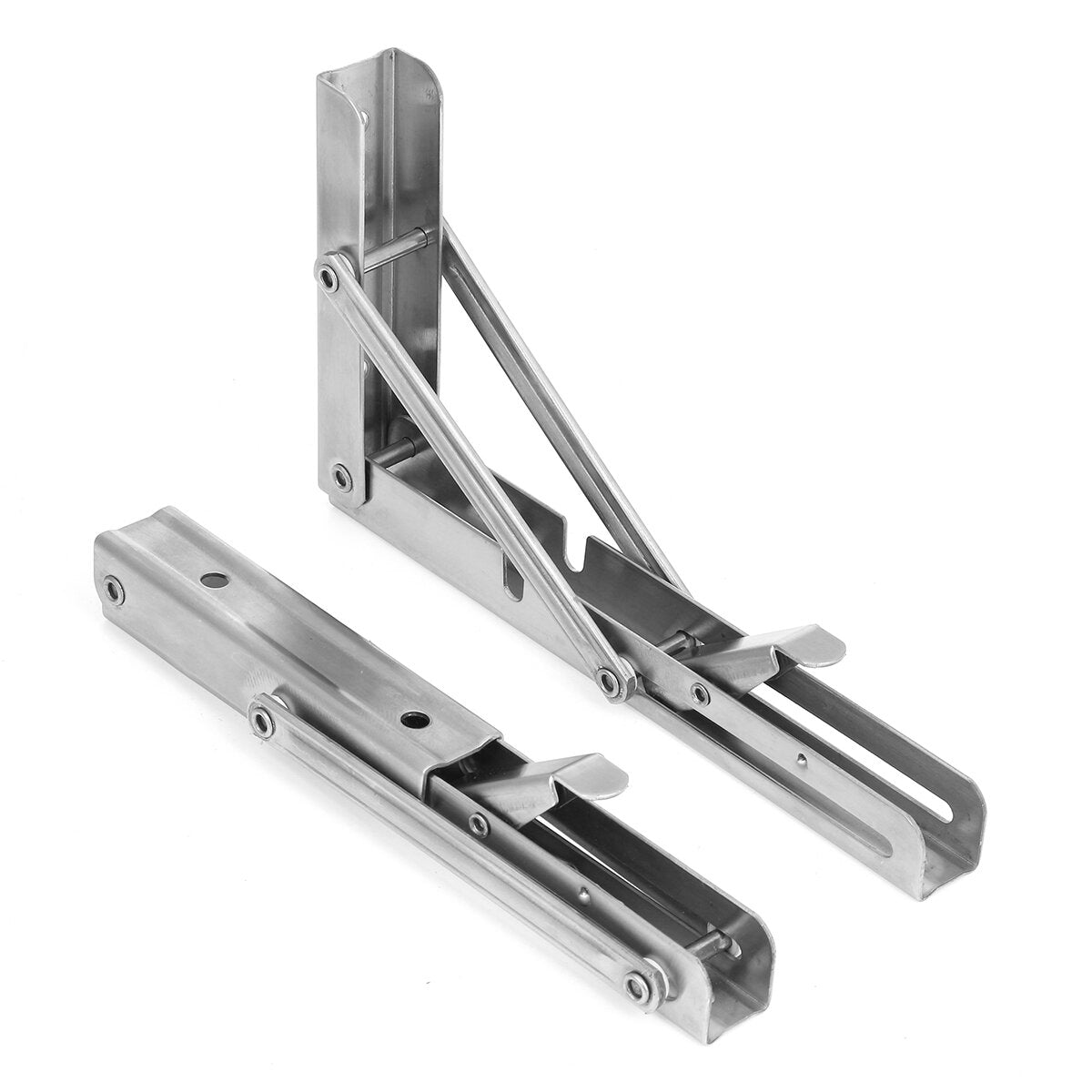 2Pcs Folding Table Bracket Wall Shelf Bench Support Stand Rack Holder Heavy Duty