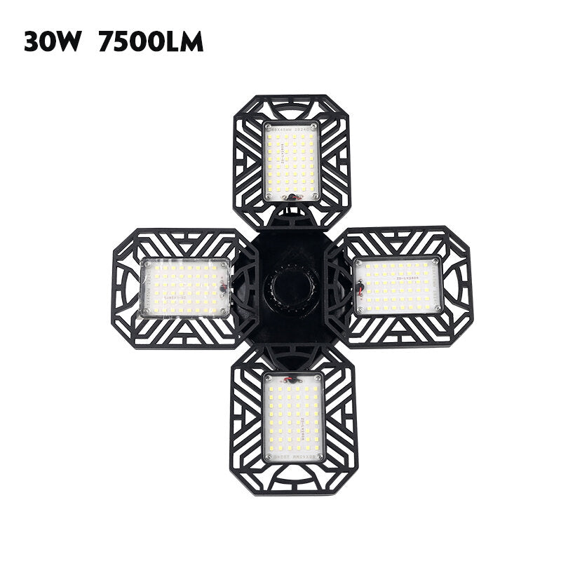 E27 25W 30W 40W LED Garage Light Bulb SMD2835 Deformable Ceiling Fixture Workshop Indoor Lamp AC85-265V