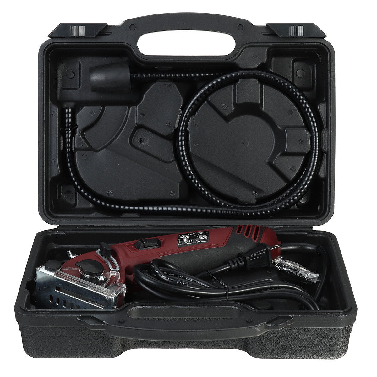 Mini Cutting Machine Electric Circular Saw Multi-Functional Handheld Grinder Kit Carpenter Woodwork Cutting Tools W/ 3pcs Blades