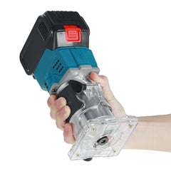 850W 30000RPM Electric Hand Trimmer Wood Milling Engrave Machine w/ 22900mah Battery