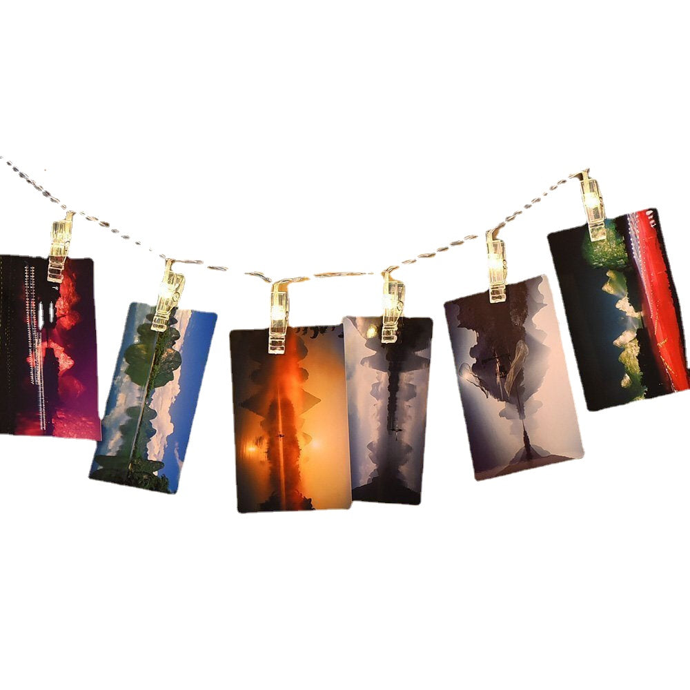 1.5M 10 LED Photo Clip String Lights LED Fairy Lights for Festival Christmas Party Wedding