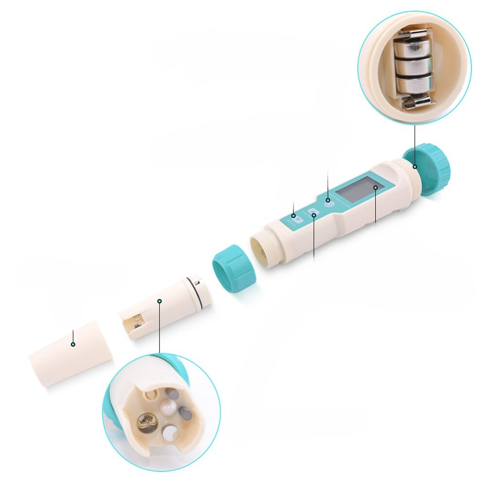 7 in 1 PH/TDS/EC/ORP/Salinity /S.G/Temperature Meter Water Quality Tester for Drinking Water Aquariums PH Meter