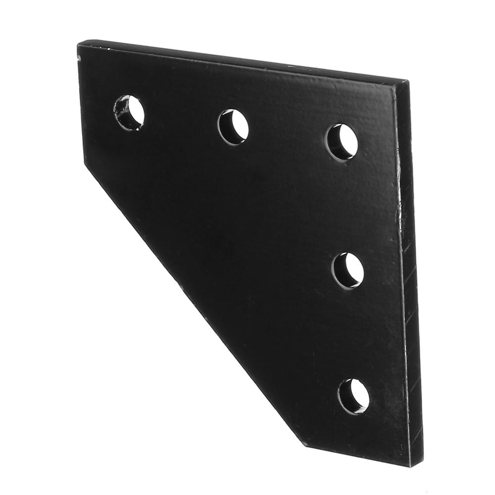 5 Holes Aluminum Profile Connector Joint Plate Corner Bracket for 2020 Aluminum Profile Pack4