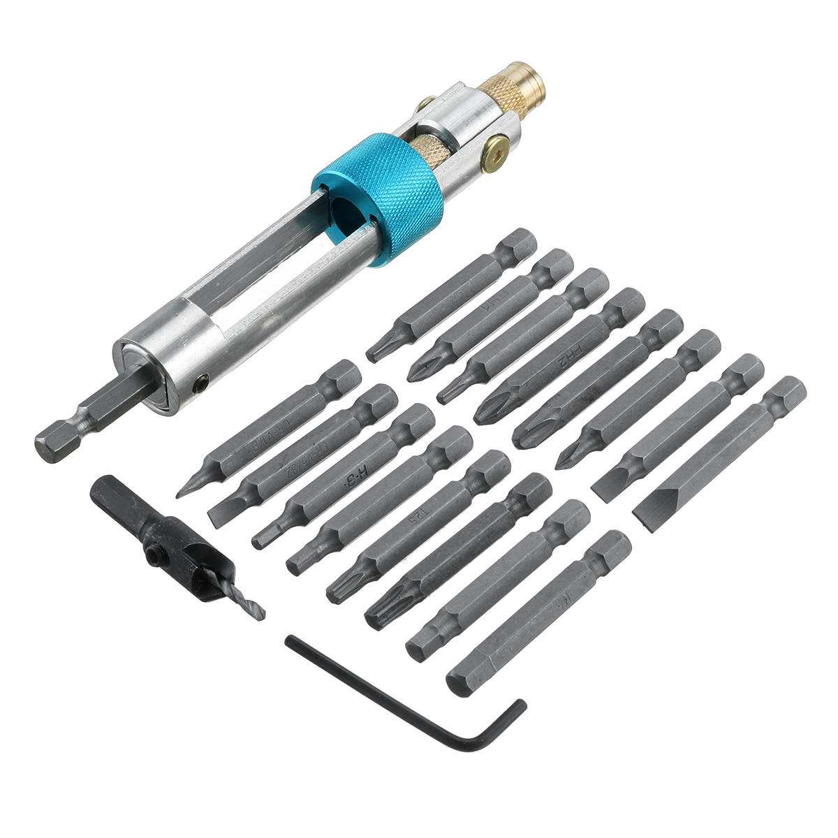 20pcs/Set Countersink Drill Bit HSS Screwdriver Tools Drill Driver Kit