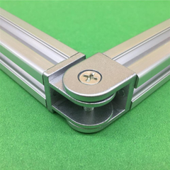 Movable Hinge Industrial Aluminum Extrusions Fittings Arbitrary Angle Connector for 2020 Aluminum Profiles pack4