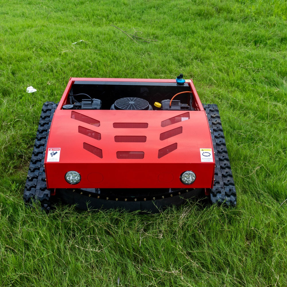 Remote Control Lawn Mower, 800mm Cutting Width, Adjustable Height, 2-4.2 Acres/Hour, 45° Slope Capability & 680m Range