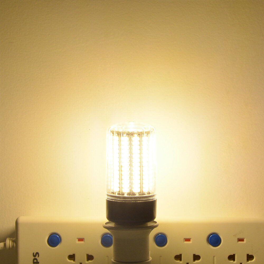 E27 E14 B22 7W 12W LED SMD 4014 1000Lm Pure White Warm White Cover Corn Light Bulb AC110V AC220V