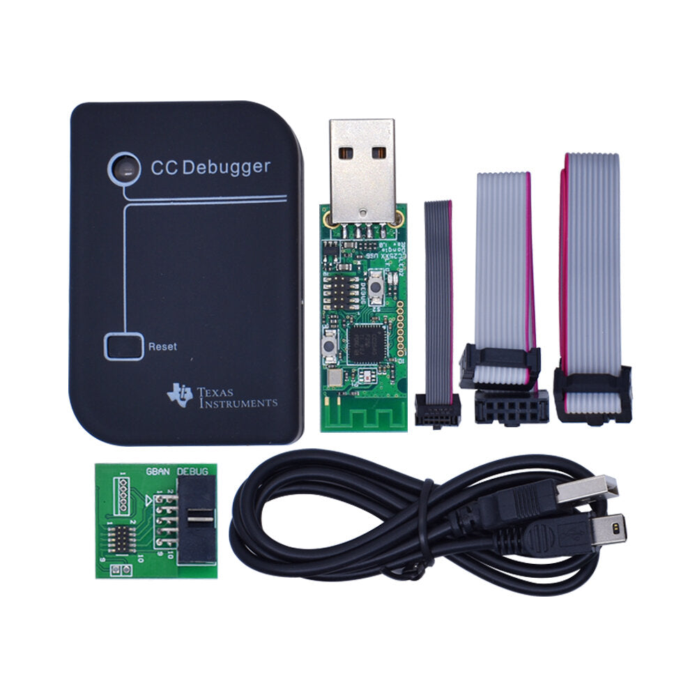 Emulator CC-Debugger USB Programmer CC2540 CC2531 Sniffer with antenna Bluetooth Module Connector Downloader Cable