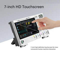 Digital Oscilloscope 70MHz 12-bit Resolution 1.25 GSa/s Sample Rate 1,000,000 wfms/s Capture Rate 7 inch Touch Screen USB LANHDMI