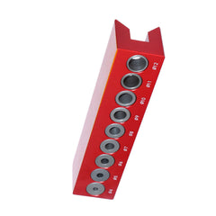 Aluminum Alloy Pocket Hole Doweling Jig for Woodworking, Semi-Automatic Drill Guide with 4-12mm Bushings