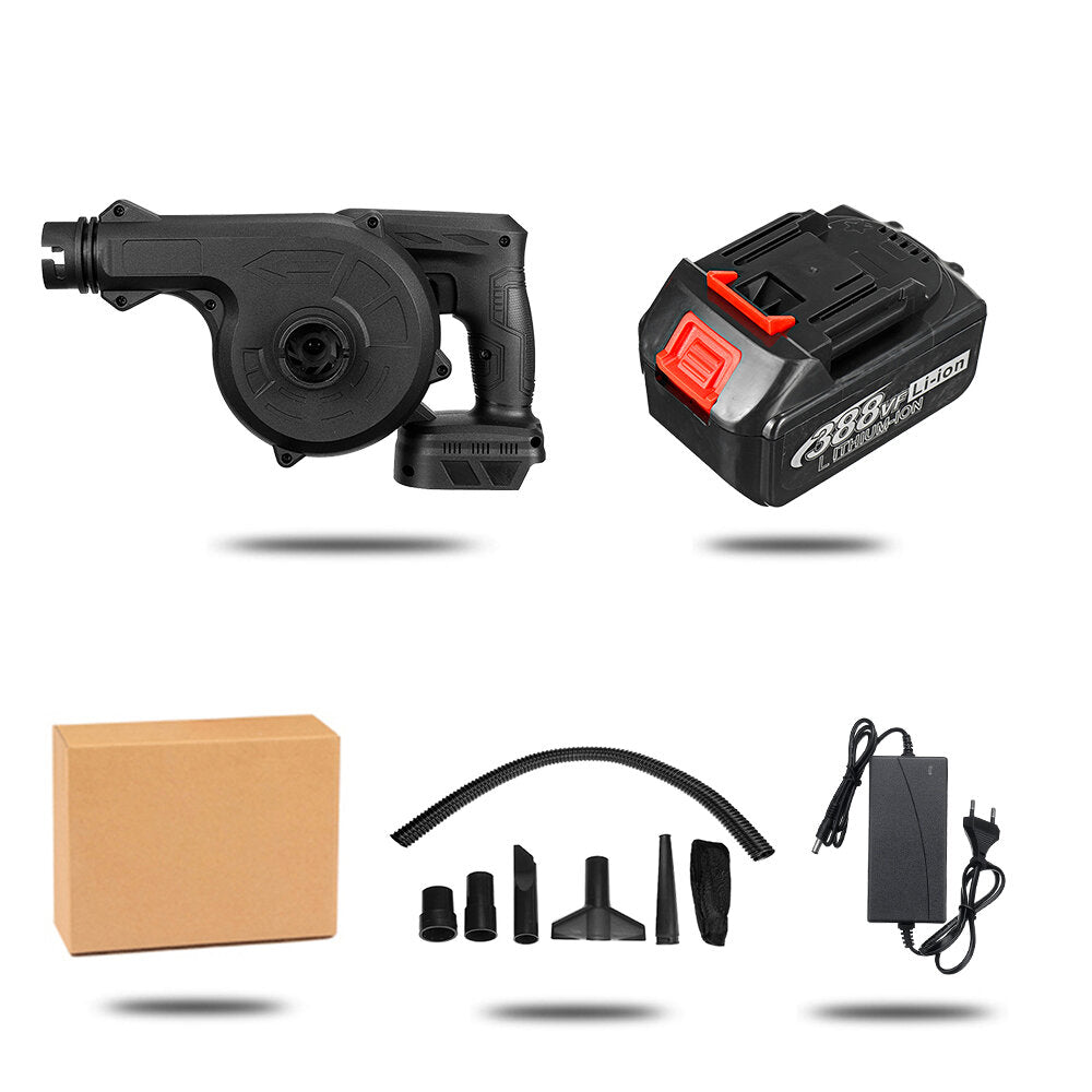 1600W Cordless Electric Air Blower Vacuum Dust Cleaner Leaf Blower Blowing & Suction Tool