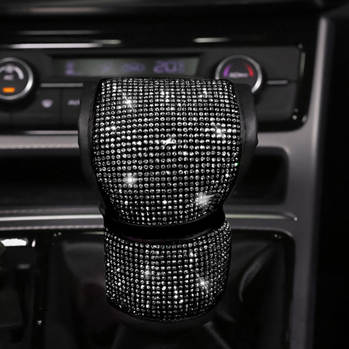 Universal Steering Wheel Cover Sparkle Luxury Bling Bling Rhinestone Diamond Car Accessories Decor