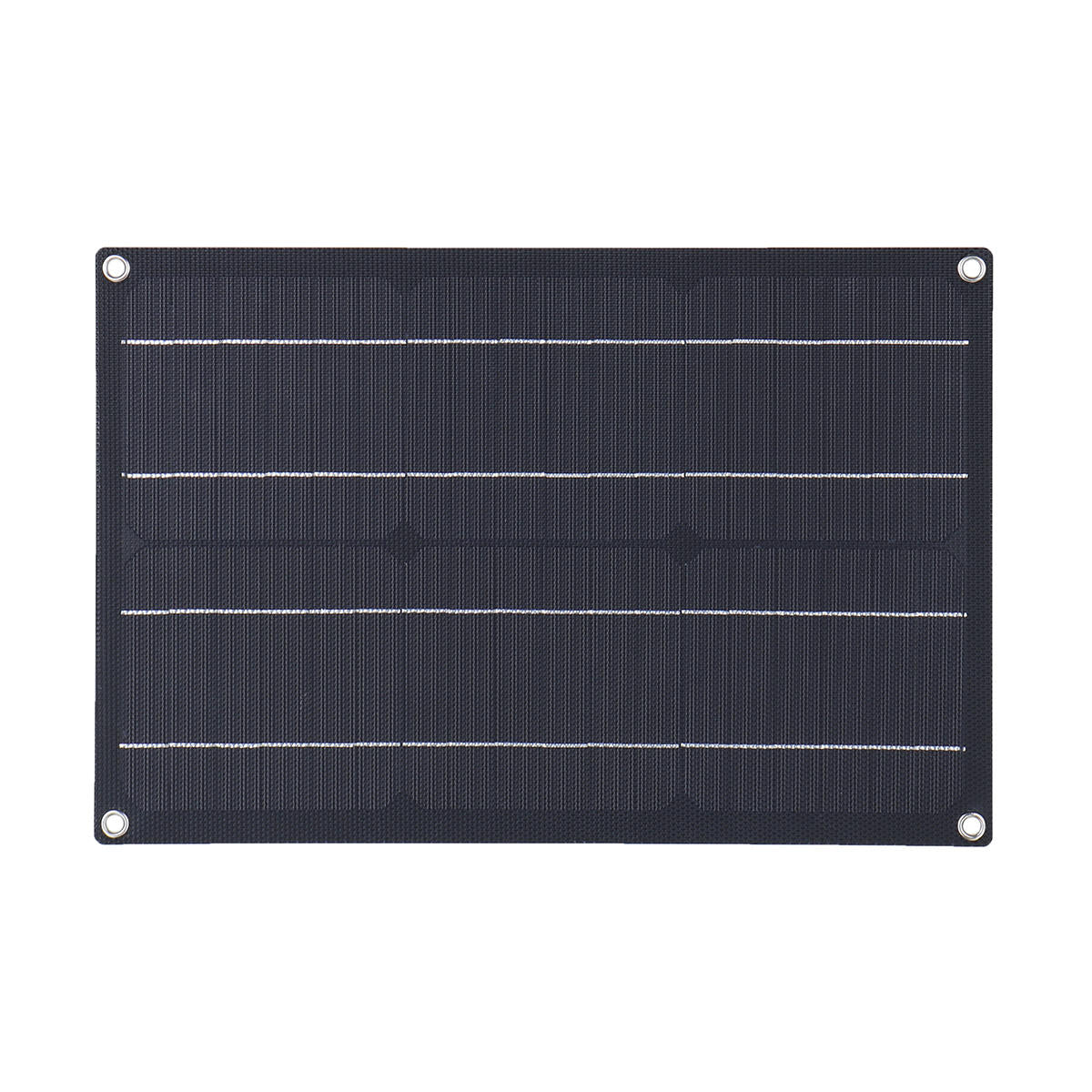 20W Solar Panel Field Vehicles Emergency Charger With 4 Protective Corners Single USB+DC