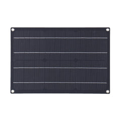 20W Solar Panel Field Vehicles Emergency Charger With 4 Protective Corners Single USB+DC