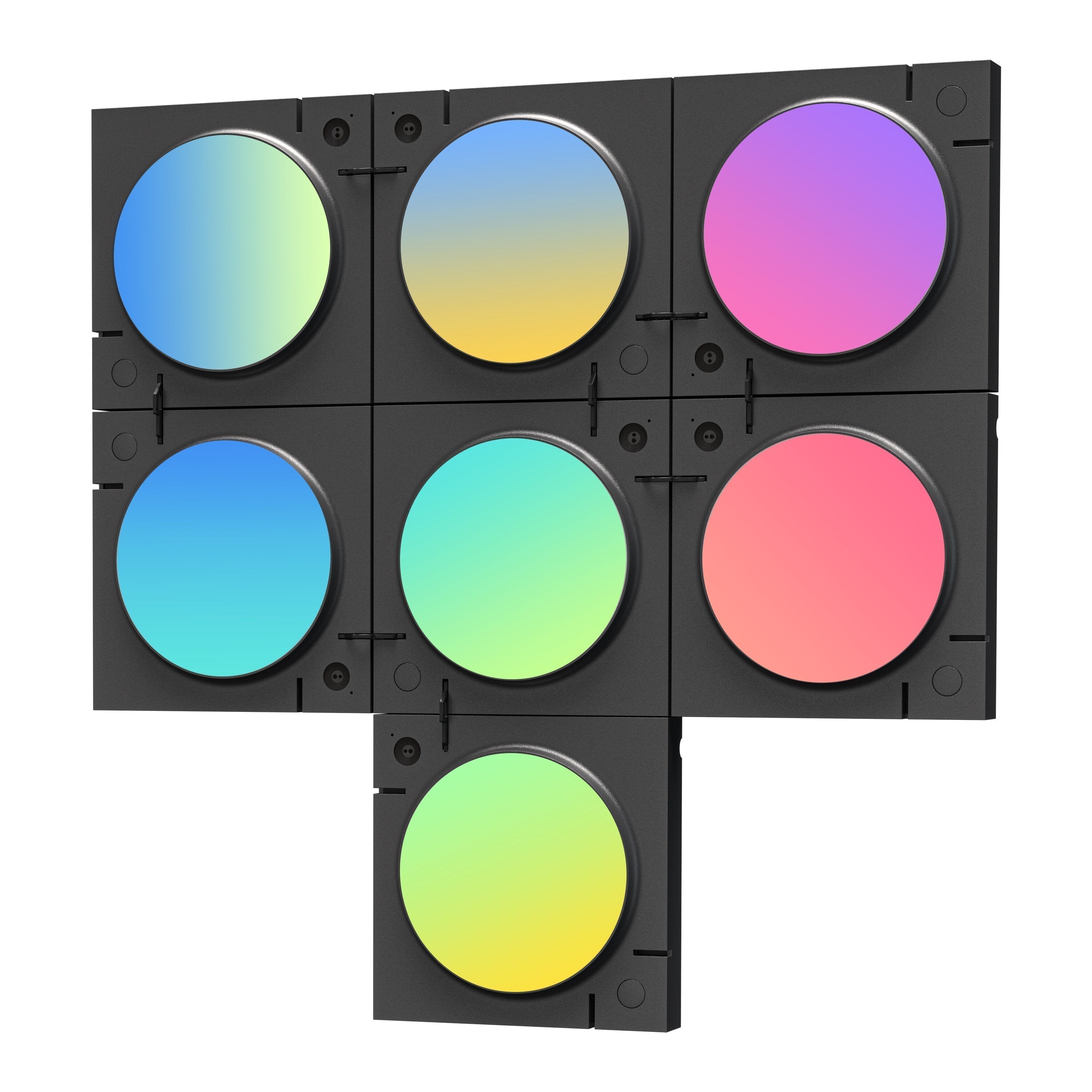 Smart LED Light Panels RGB Quantum Lights APP Control Works with Alexa Google Assistant