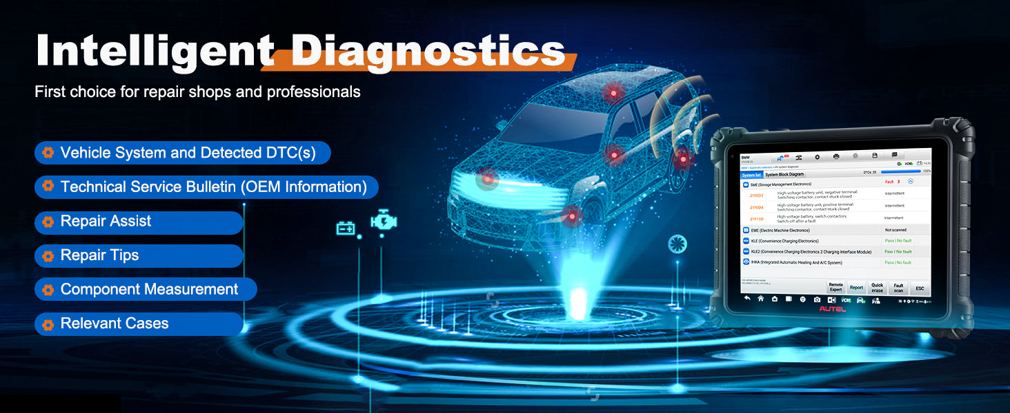 Ultra EV Advanced Diagnostics Tool High Voltage System Battery Pack Analysis Online ECU Programming Coding 5-in-1 VCMI RP1210 J2534 CAN FD