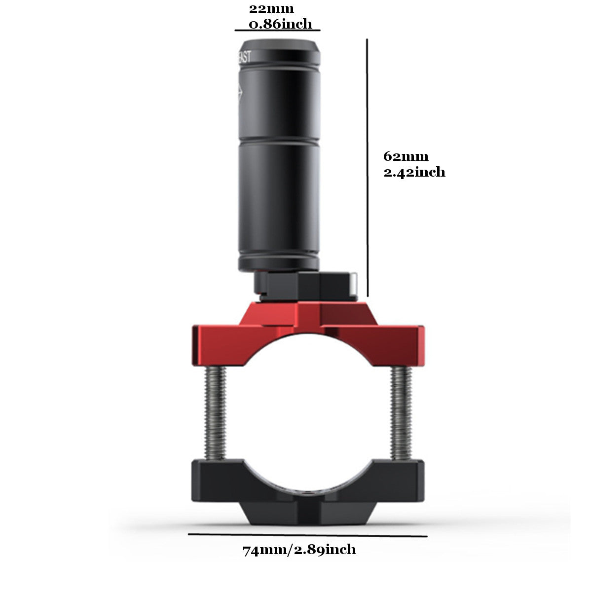 Adjustable Rod Headlight Bracket Head Spot Light Rod Motorcycle Accessories Aluminum Alloy