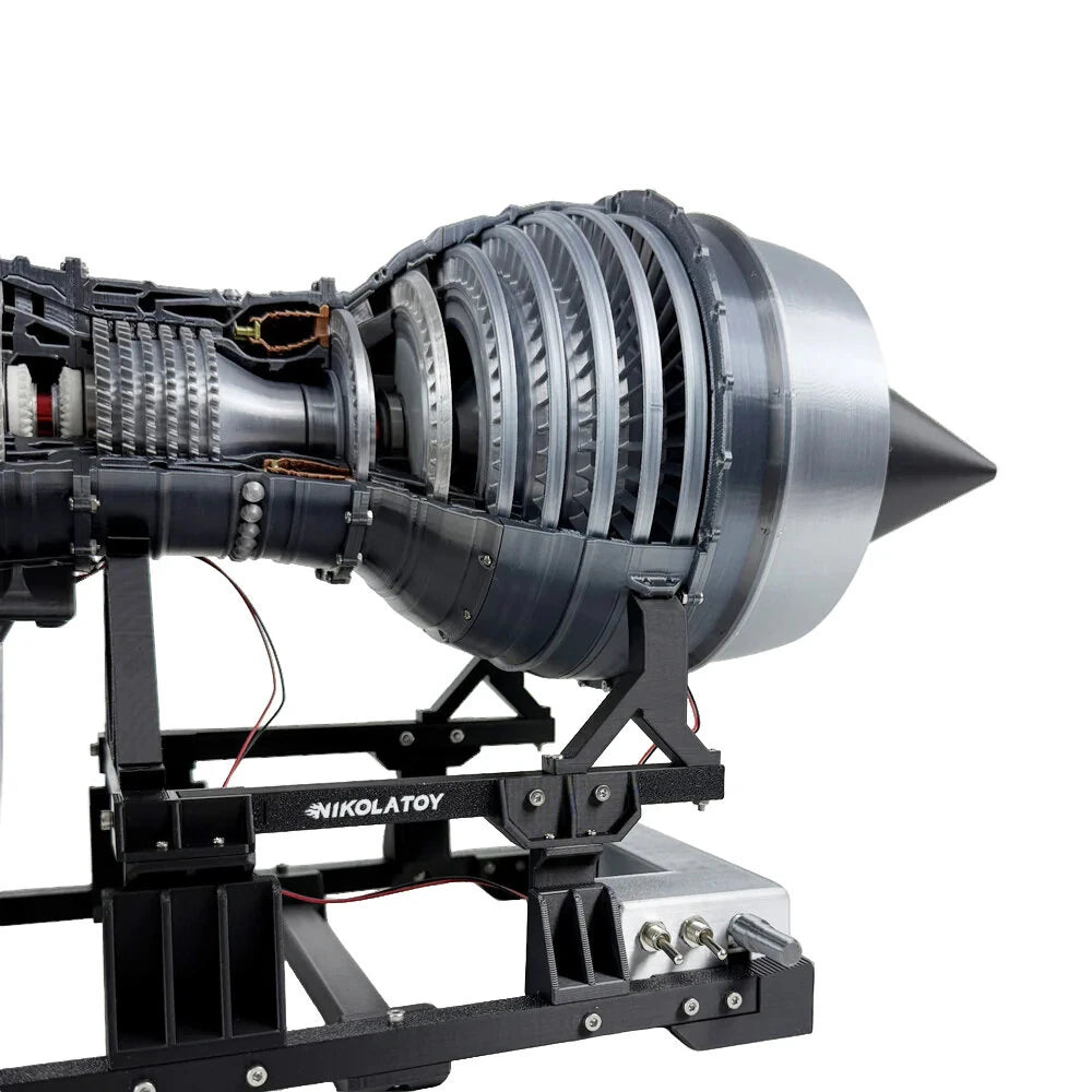 1/6 Scale Highly Restored Super RR Trent 900 Aircraft Turbofan Engine Model RTR 55cm / 22in Physics Experiment Science Education Toys