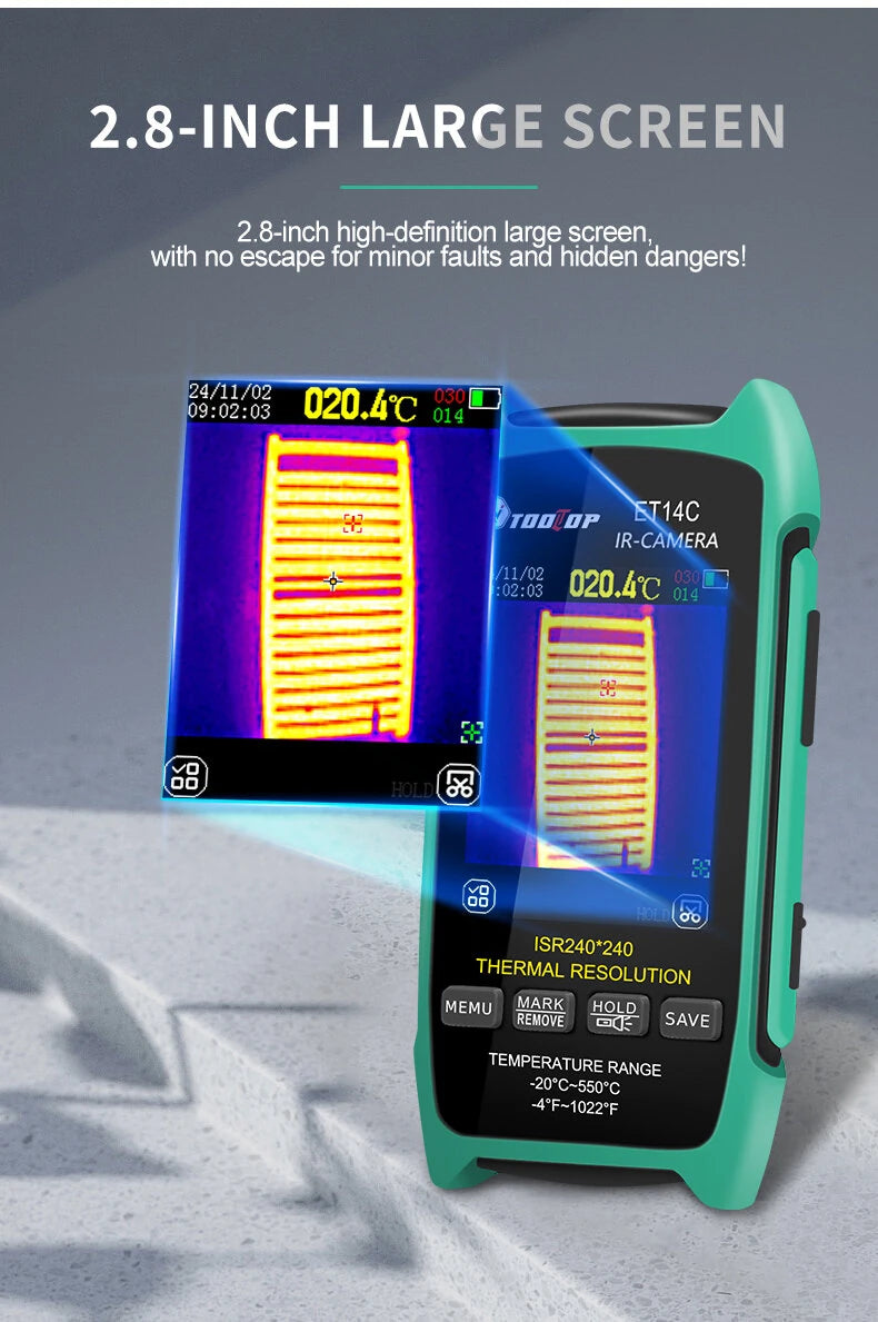 GreenZech Industrial 240-C | 240x240 HD Thermal Imaging Camera | 25Hz Professional Grade Infrared Imager