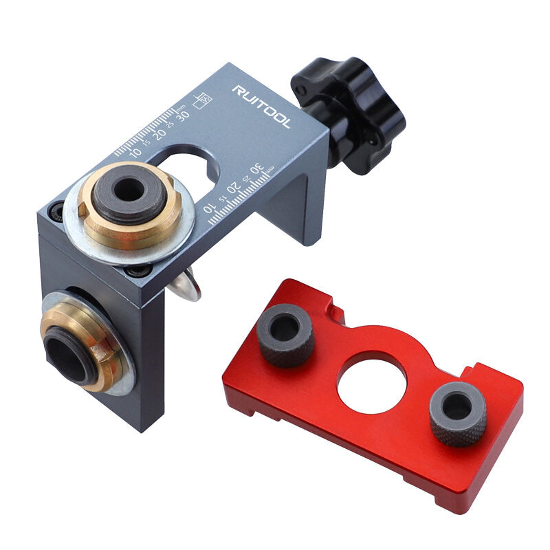 Triad Has Been Hole Punching Locator Round Wood Tenon Connector Opener Board Furniture Multifunctional Punching Tools