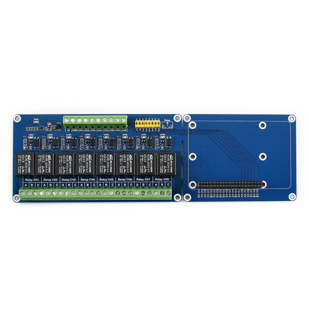 8-channel 5V Relay Module Expansion Board with Optocoupler Isolation Support for Jetson PLC