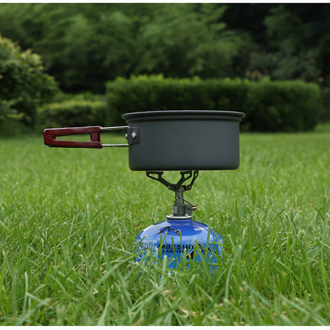 Outdoor Portable Solo Titanium Camping Gas Stove 25g Lightweight Mini Gas Cooker Burner Camping Hiking Gas Burner