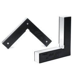 2pcs Aluminum Alloy Right Angle Precision Clamping Squares 127x127mm 90 Degree Machinist Positioning Woodworking Clamping Tool