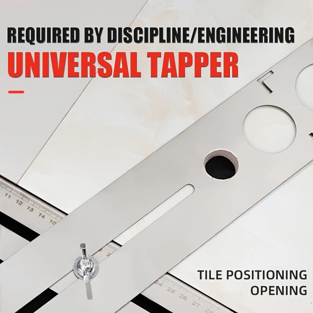 Portable Stainless Steel Ceramic Tile Hole Locator Punching Adjustable Tool