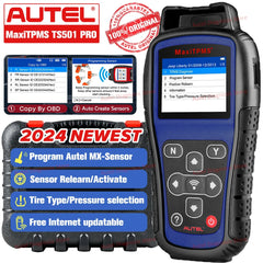 TPMS Diagnostic Scanner Tool LCD Display 2400mAh Lithium-polymer Battery Tire Type Pressure Selection