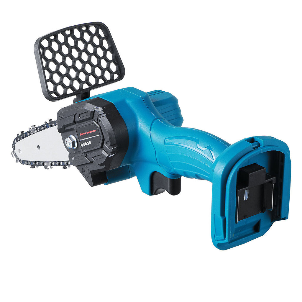 21V 4" Cordless Electric Chain Saw Rechargeable Woodworking Cutting Saw