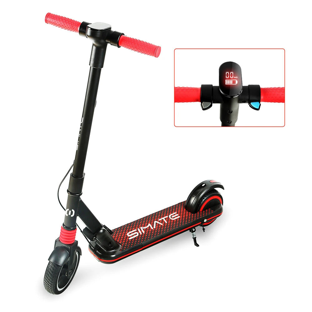 Electric Scooter For Kids 24V 2.5Ah 130W Top Speed 14KM/H Motor Front 6.5 Rear 5.5 Inch Electric Scooter 5-8KM Mileage Max Load 70Kg