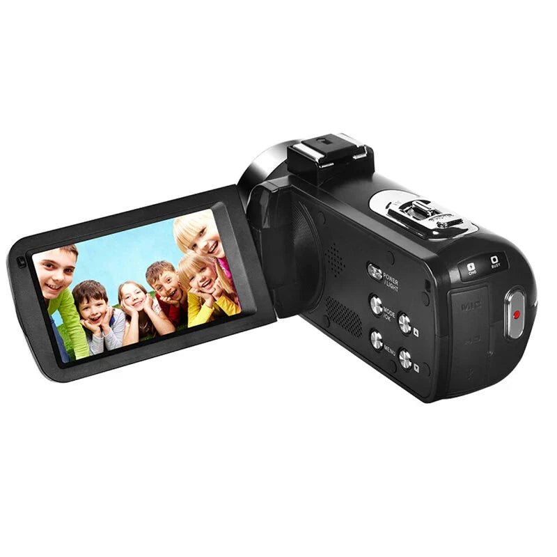 56MP 18X Digital Zoom 4K Digital WiFi Video Camera Camcorder DV Recorder 3.0 Inch IPS Touch Screen Anti-shake IR Night Vision Camcorder