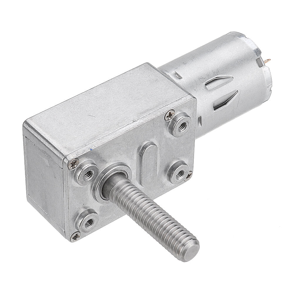 DC 12V Worm Gear Motor 10/30/90/150RPM Turbine Self-locking Reduction Gear Motor