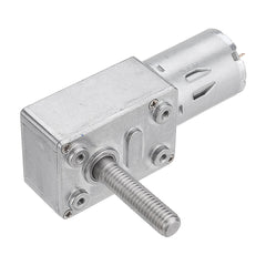 DC 12V Worm Gear Motor 10/30/90/150RPM Turbine Self-locking Reduction Gear Motor