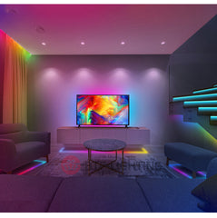 5M/10M/20M LED Strip Light Bluetooth Music APP Control RGB IC Flexible Led Light Strip for Room TV Bedroom Party Kitchen