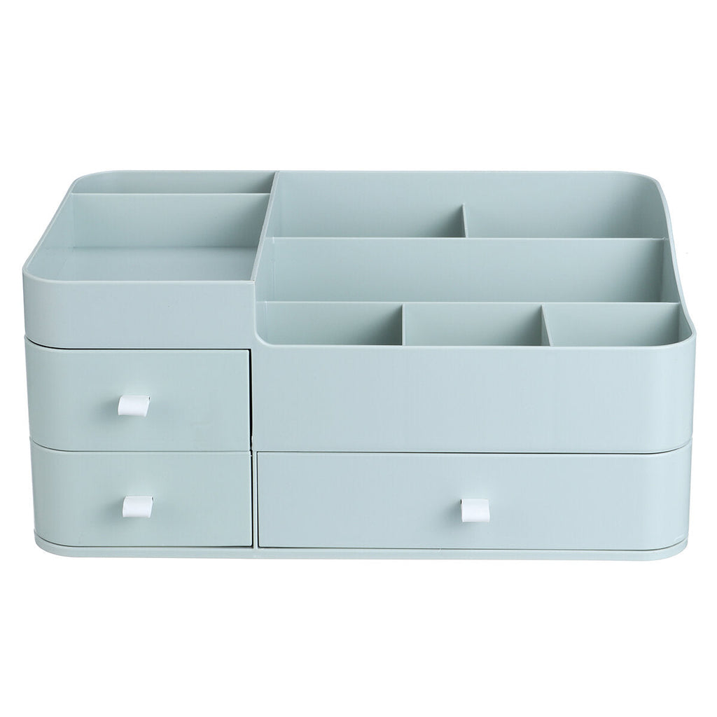Plastic Cosmetic Organizer Makeup Holder Drawers Jewelry Storage Box