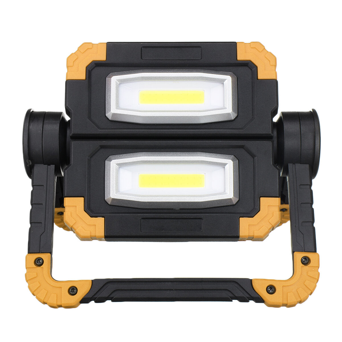 USB Rechargeable Outdoor Portable Work Lamp Searchlight Double Head COB Camping Light Anti-fall Flood Camp Spotlight