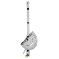Upgraded Miter Gauge with Brass Handle for Table Saws & Routers - Stable Woodworking Tool, Fits 30mm T-Track