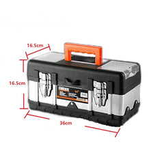 ABS And Stainless Steel Hardware Thickening Large Capacity Multifunctional Electrician Decoration Tool Storage Box